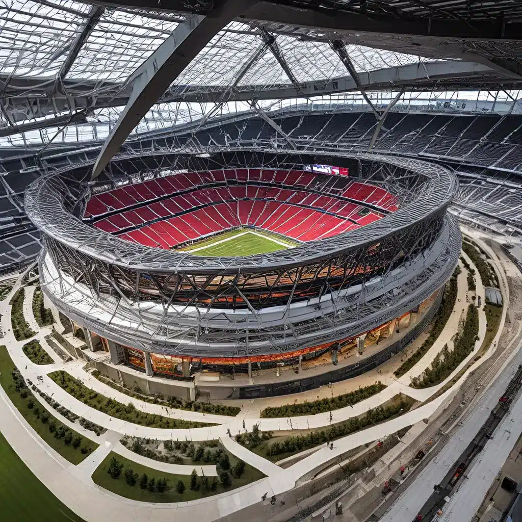 “Delving into the Architectural Innovations of Mercedes-Benz Stadium”