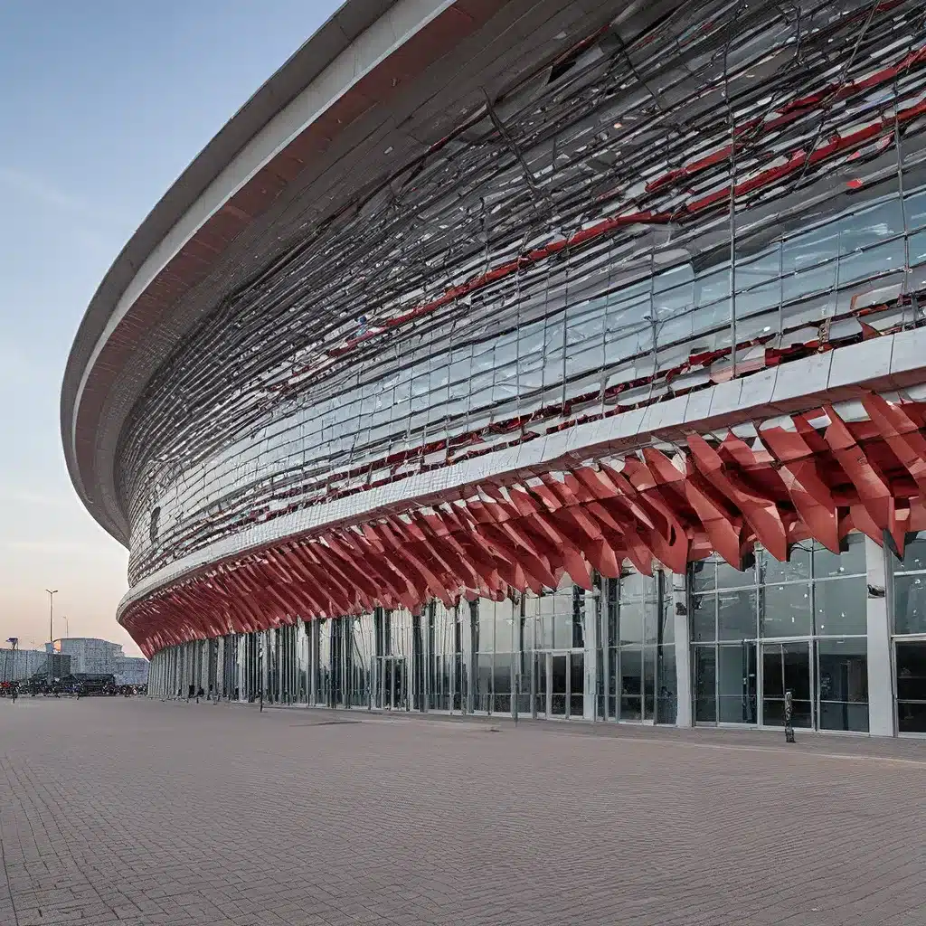 Discovering the Captivating Facade of the Kazan Arena