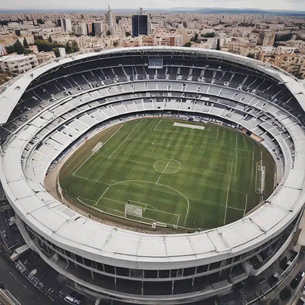 “Exploring the Captivating Curves of Santiago Bernabéu”