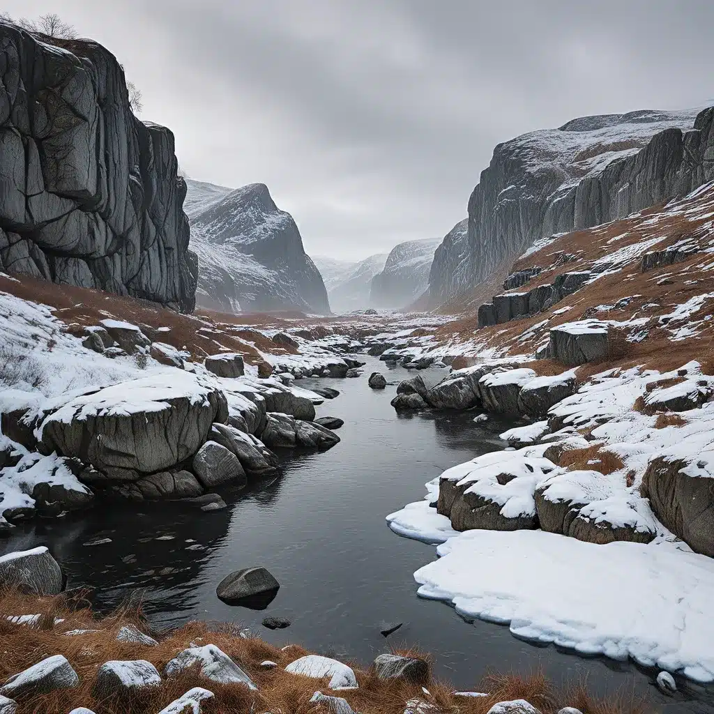 Frozen Frontier: Exploring the Rugged Beauty of Stavanger Ishall