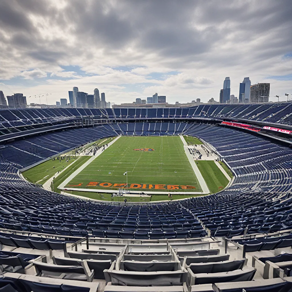 “Marveling at the Monumental Grandeur of Soldier Field”