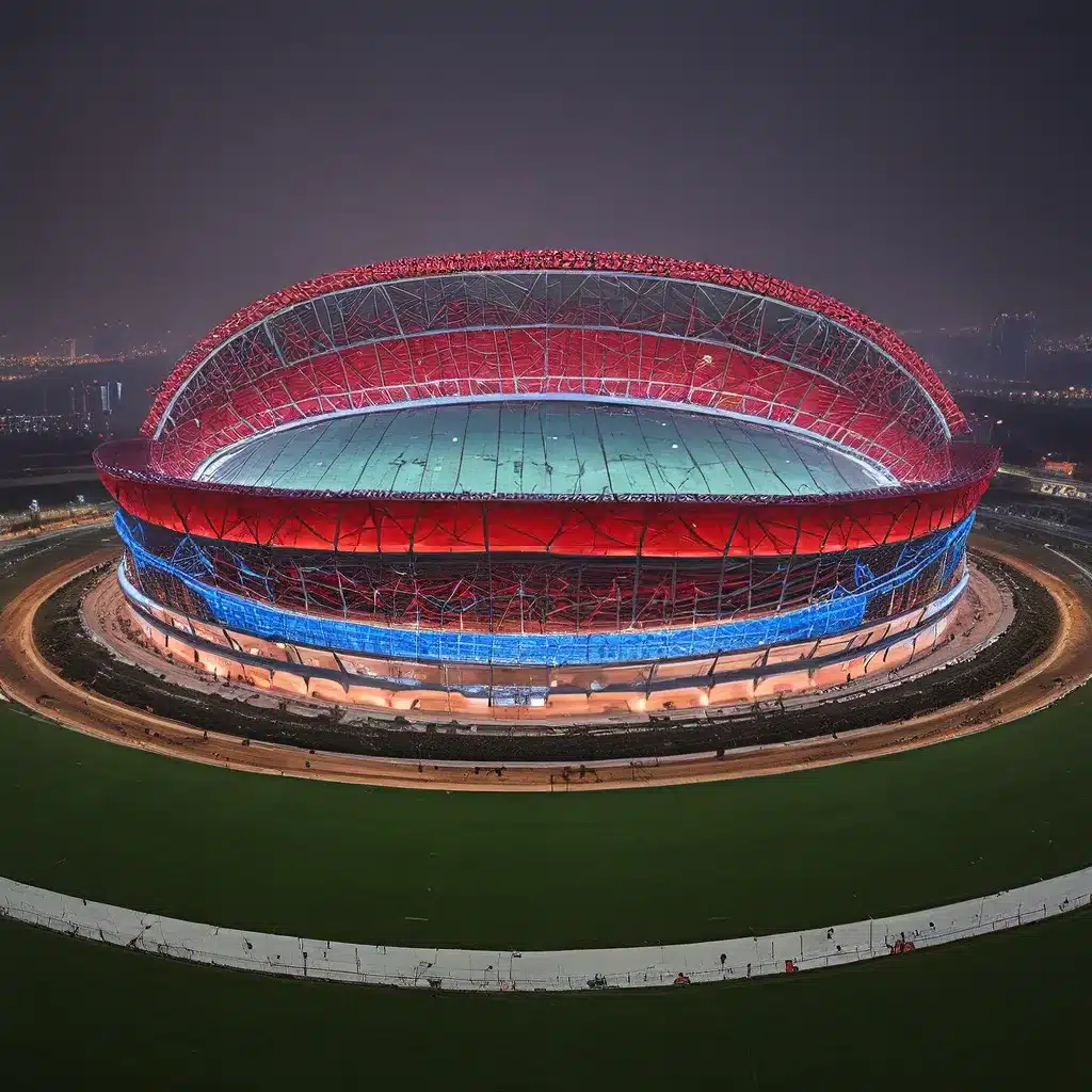 Mesmerizing Illumination: The Qingdao Guoxin Stadium